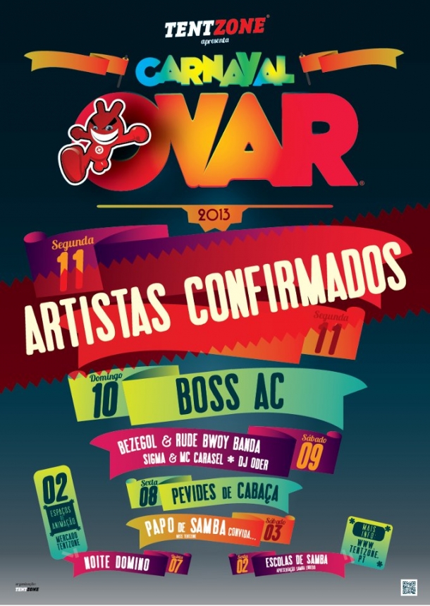 Cartaz Carnaval de Ovar 2016- Online24