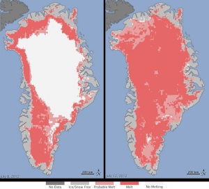 Degelo na Gronelândia